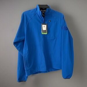 E Magrath Marine Blue Pullover Golf Jacket Outback Steak ProAm Ladies XS 1/4 Zip